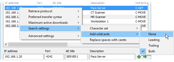 RadiAnt_DICOM_Viewer_PACS_config_host_search_wildcards