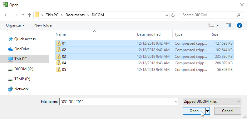 RadiAnt-DICOM-Viewer-Local-Archive-Import-ZIP-File-Dialog
