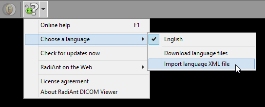 RadiAnt_DICOM_Viewer_DICOM_Import_Language_XML_File_DropDownMenu