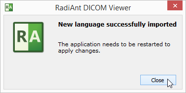 RadiAnt_DICOM_Viewer_DICOM_Successful_Language_Import