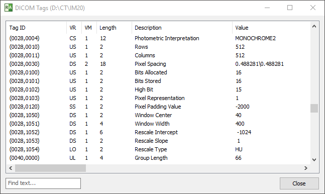 RadiAnt_DICOM_Viewer_DICOM_Tags_Window