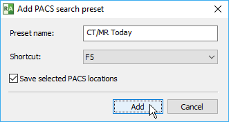 RadiAnt_DICOM_Viewer_PACS_search_presets_add_window